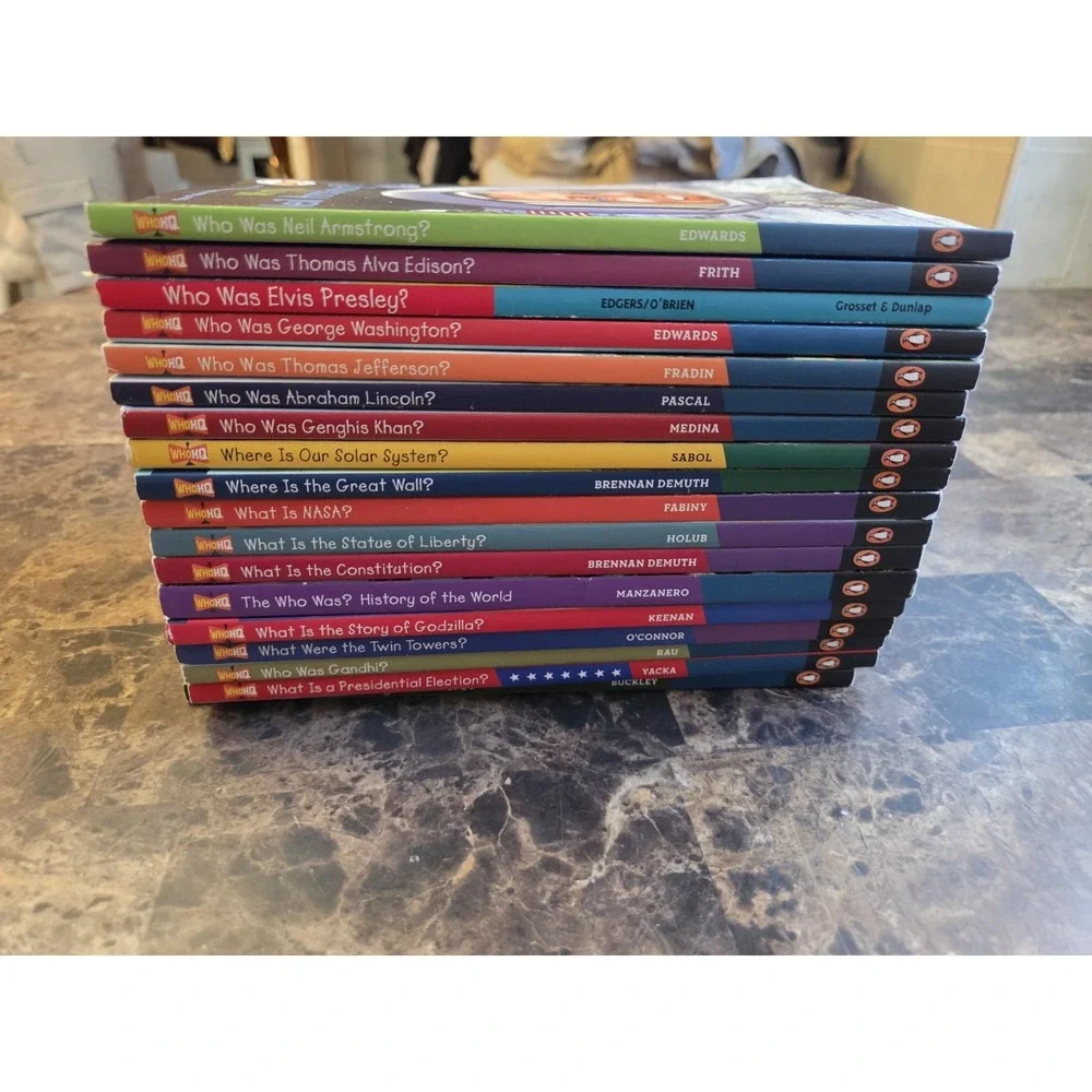 Who Was Books • Lot 18 Books Biography • Where Is What Is History Homeschool